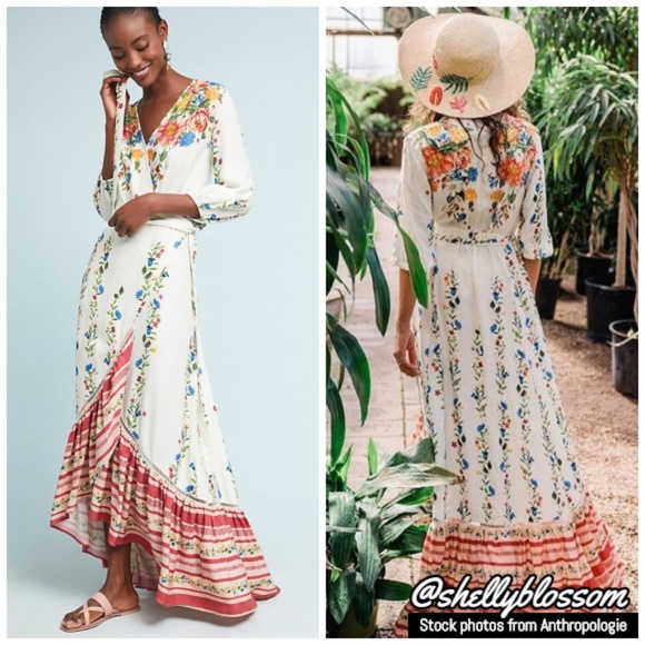 Anthropologie Dresses & Skirts - NWT Anthropologie Farm Rio Springtime Wrap Dress